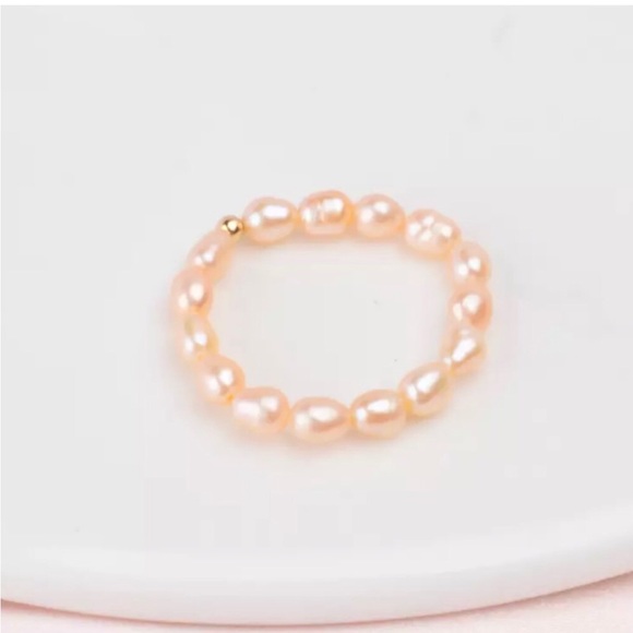 Ring freshwater pearl sterling silver 925 size 6 - Picture 6 of 7